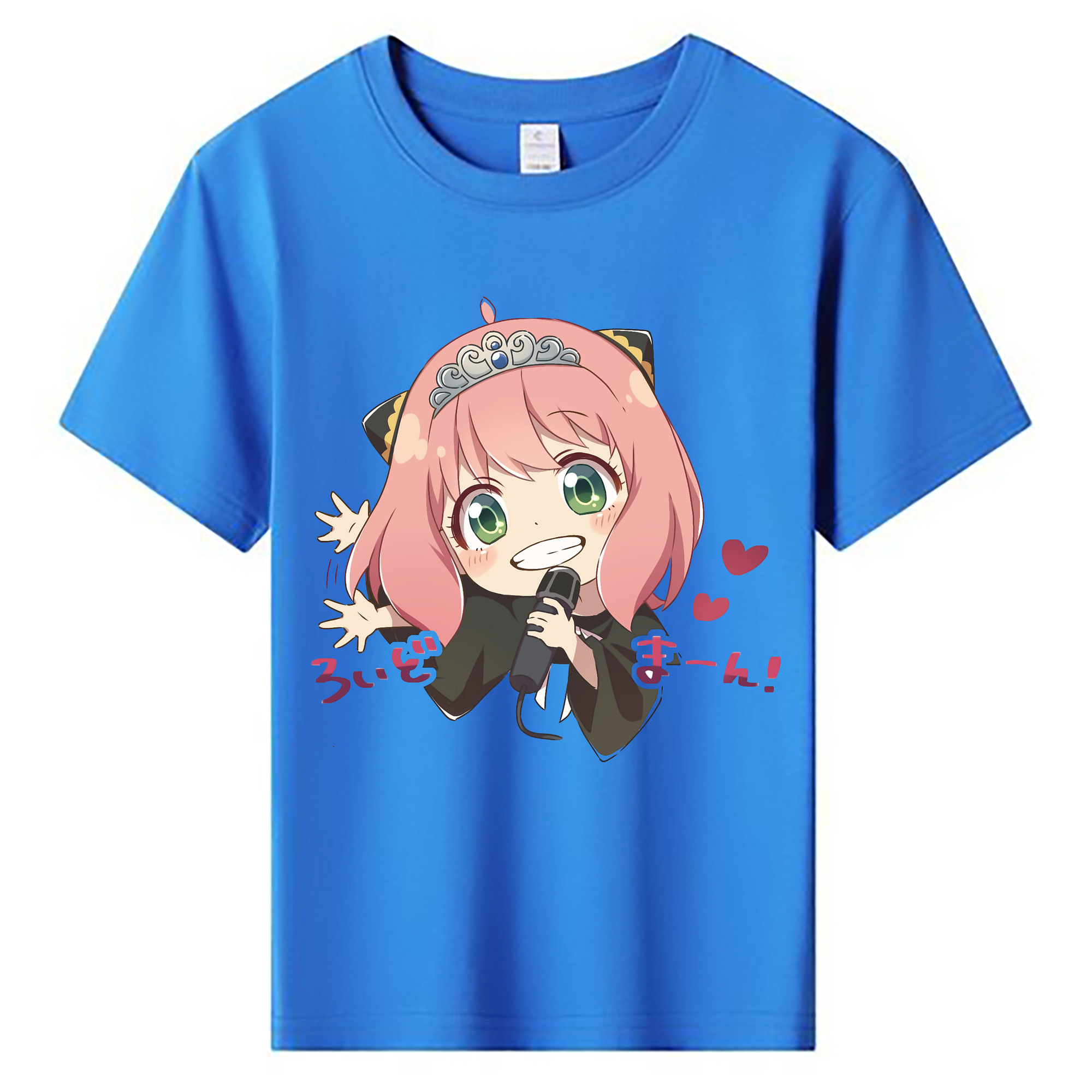 （画像用） SPY×FAMILY间谍家家酒 綿100％キッズTシャツ（フロントプリント）